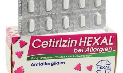 德国进口HEXAL Cetirizin抗过敏特效药- 赫素盐酸西替利嗪片